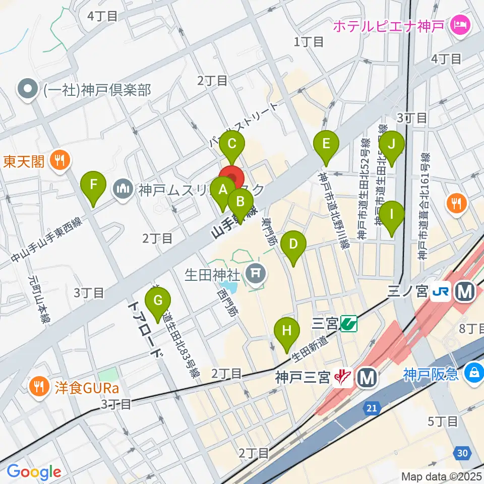 reggae bar JAMDUNG周辺のコンビニエンスストア一覧地図