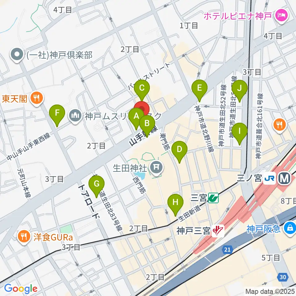 reggae bar JAMDUNG周辺のコンビニエンスストア一覧地図