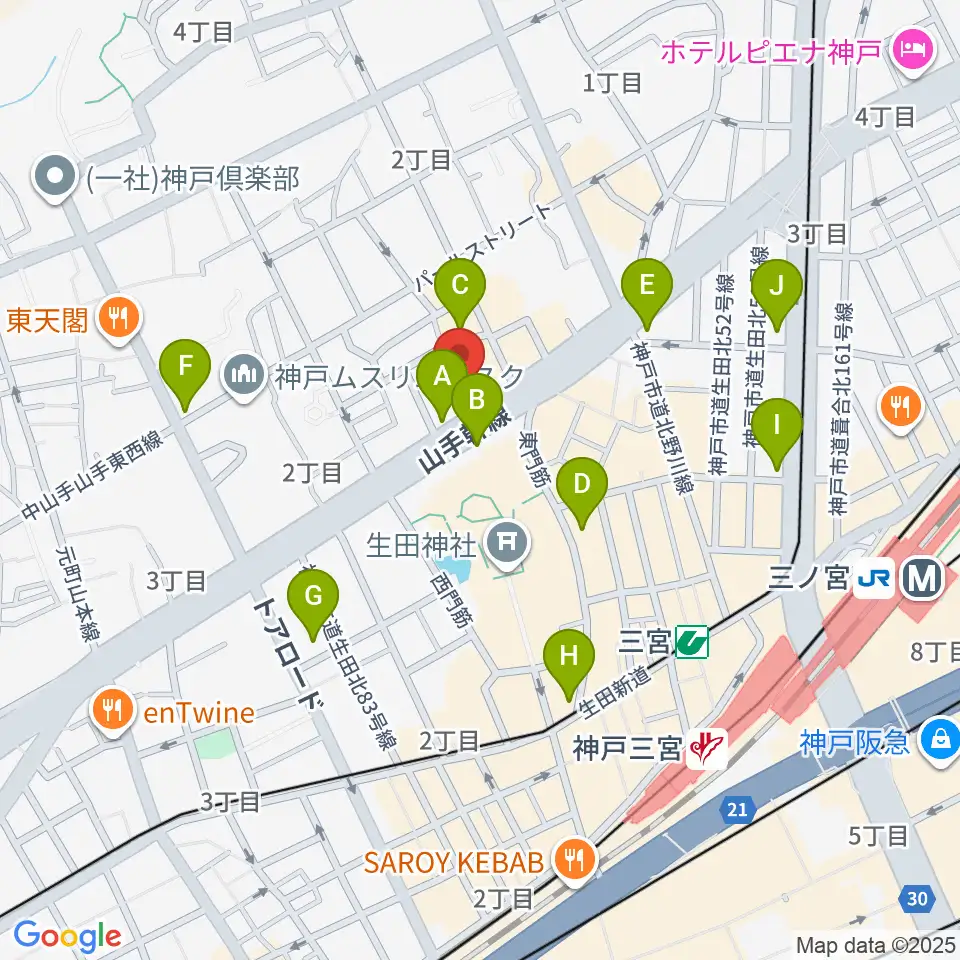 reggae bar JAMDUNG周辺のコンビニエンスストア一覧地図
