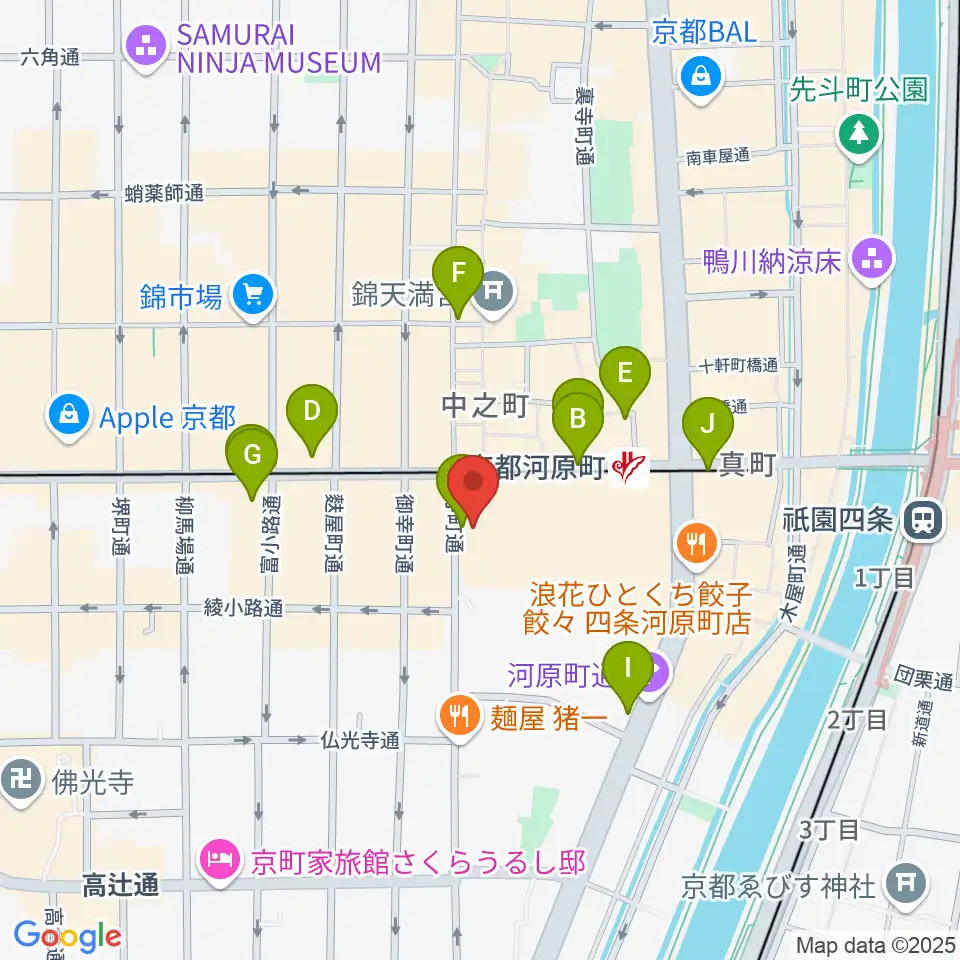 都雅都雅 トガトガ周辺のコンビニエンスストア一覧地図