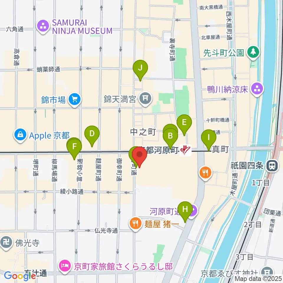 都雅都雅 トガトガ周辺のコンビニエンスストア一覧地図