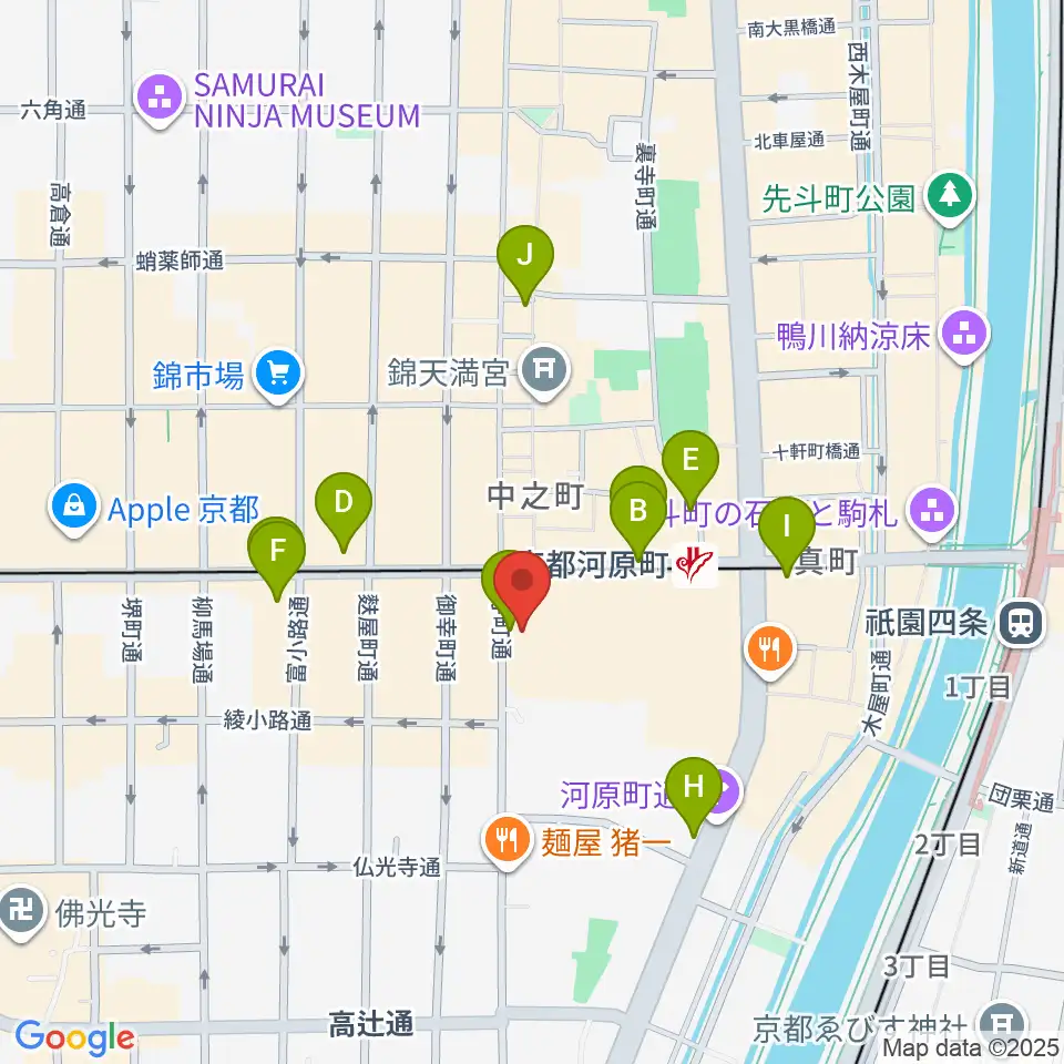 都雅都雅 トガトガ周辺のコンビニエンスストア一覧地図