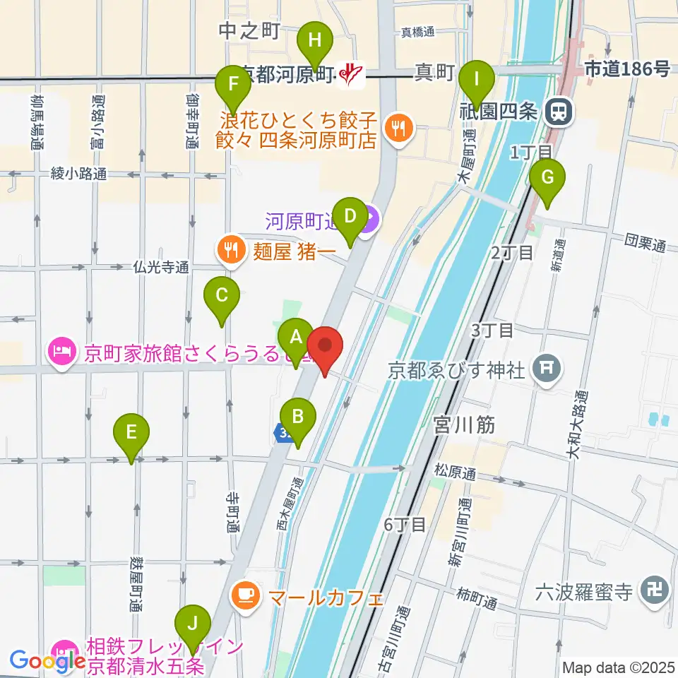 京都アークデュウ周辺のコンビニエンスストア一覧地図