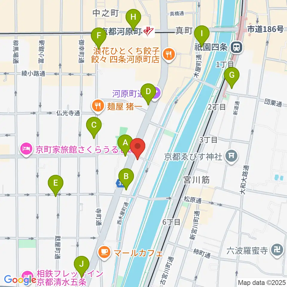 京都アークデュウ周辺のコンビニエンスストア一覧地図