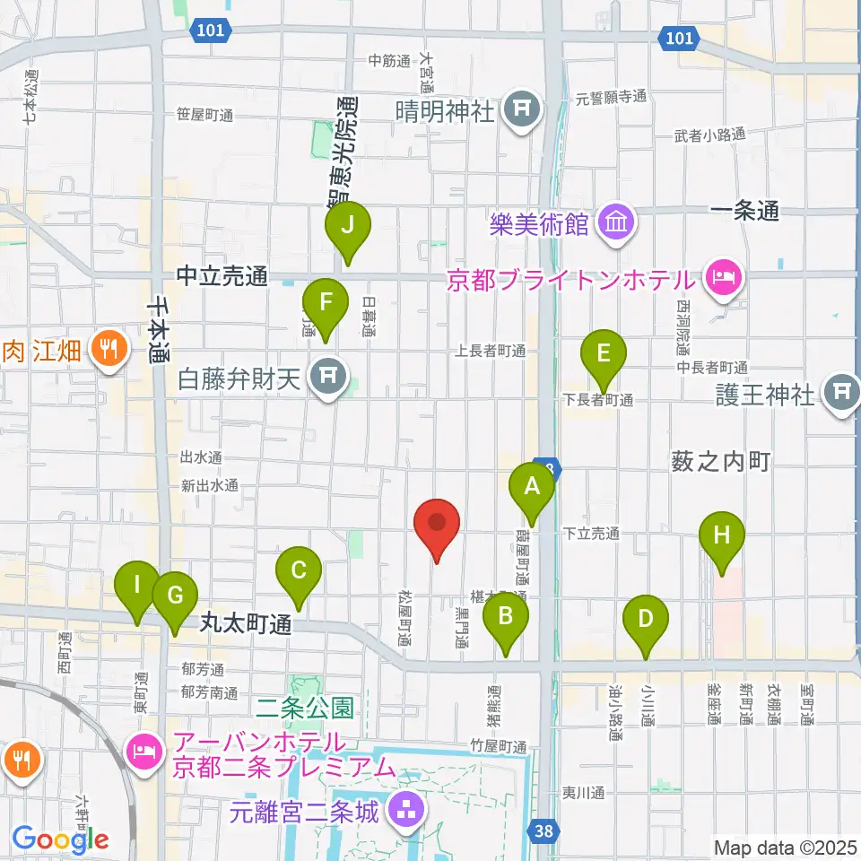 拾得周辺のコンビニエンスストア一覧地図