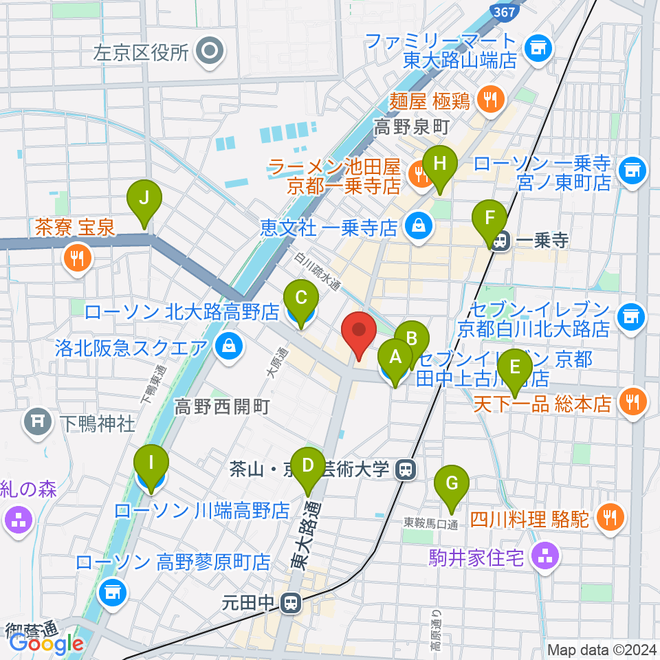 わからん屋II周辺のコンビニエンスストア一覧地図