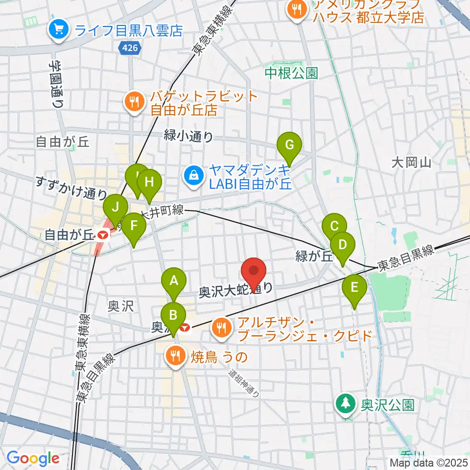 パストラルサウンド周辺のコンビニエンスストア一覧地図
