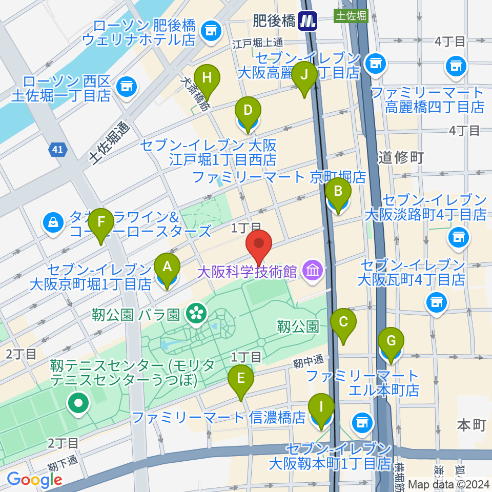 CHOVE CHUVA周辺のコンビニエンスストア一覧地図