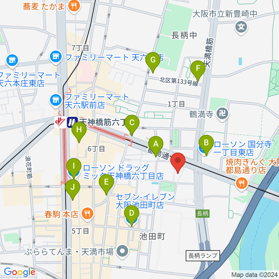 音太小屋周辺のコンビニエンスストア一覧地図