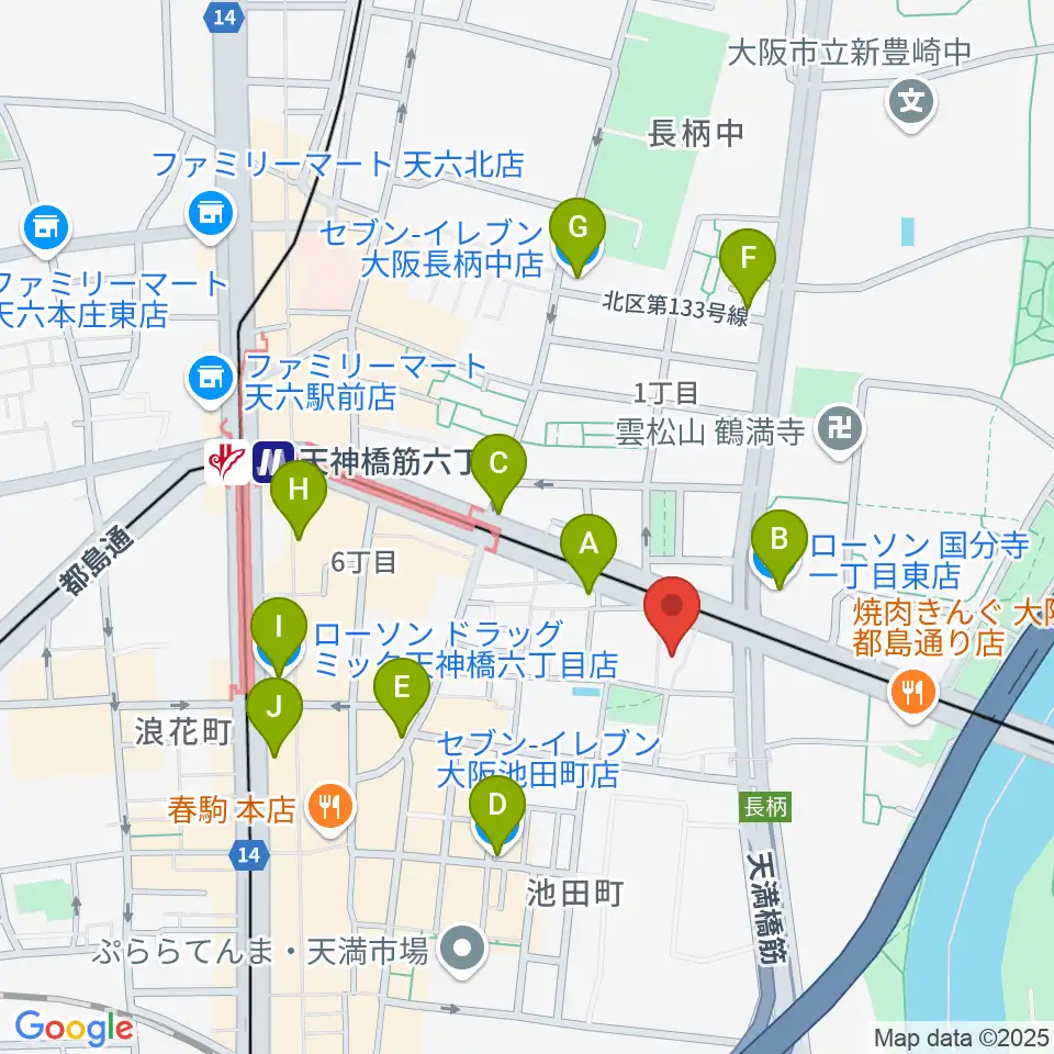 音太小屋周辺のコンビニエンスストア一覧地図