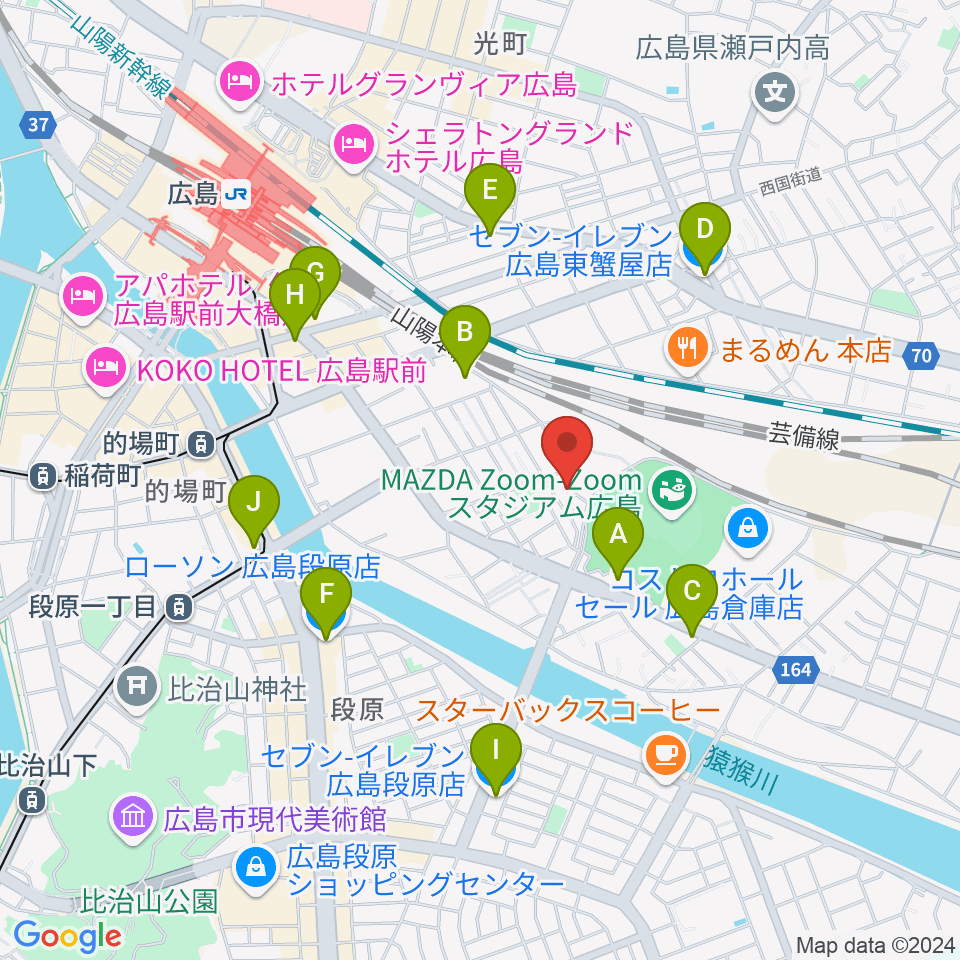 フォークスペース 置時計周辺のコンビニエンスストア一覧地図