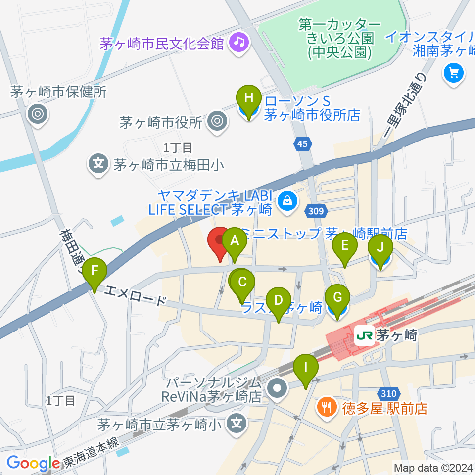 BOTCHY BOTCHY周辺のコンビニエンスストア一覧地図