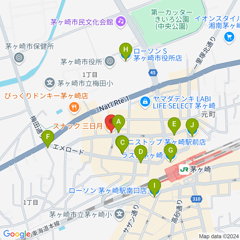 BOTCHY BOTCHY周辺のコンビニエンスストア一覧地図