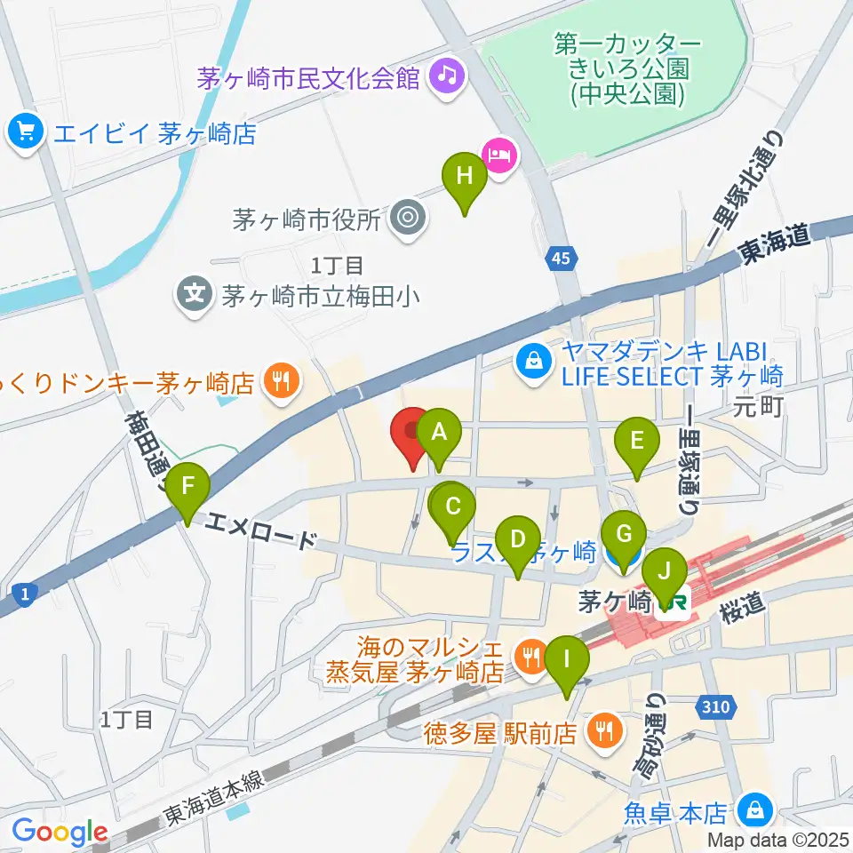 BOTCHY BOTCHY周辺のコンビニエンスストア一覧地図