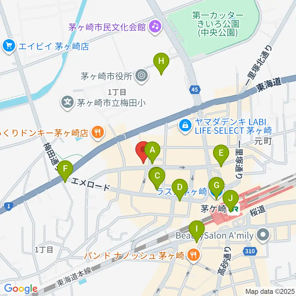 BOTCHY BOTCHY周辺のコンビニエンスストア一覧地図