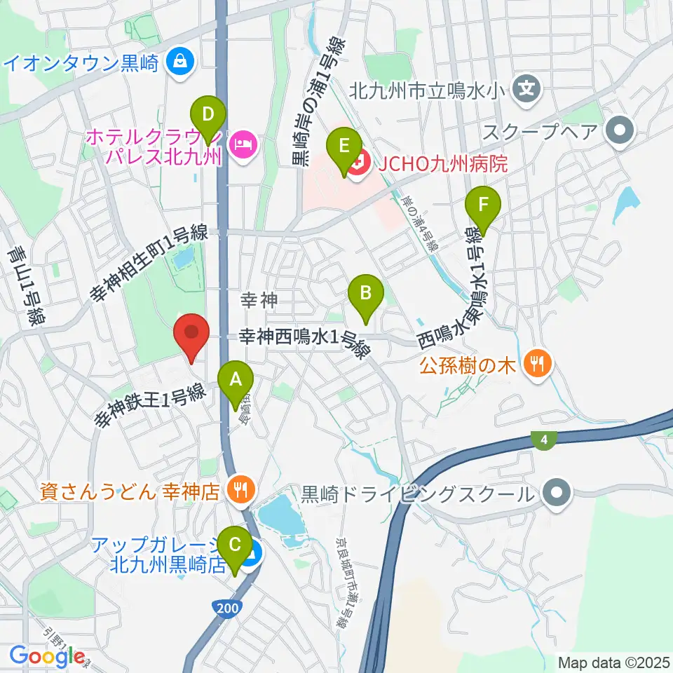 アビーロード幸神店周辺のコンビニエンスストア一覧地図
