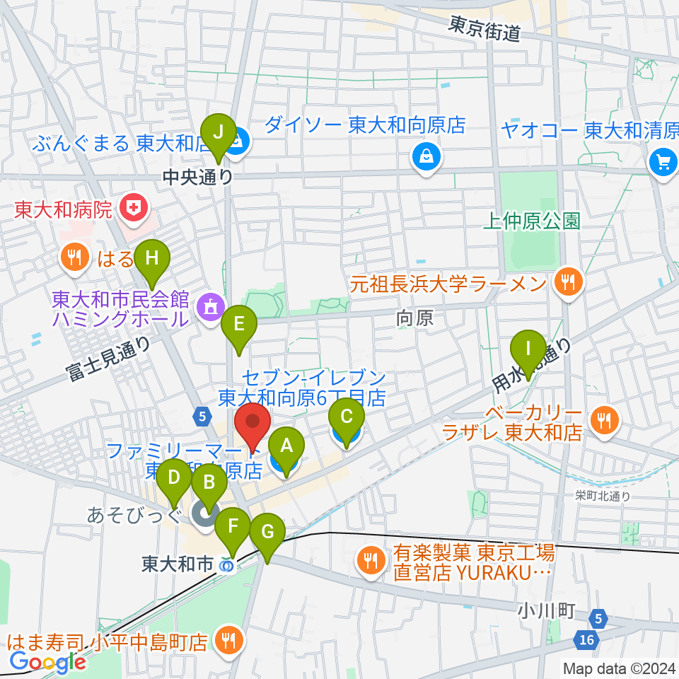 Cafebar COO周辺のコンビニエンスストア一覧地図