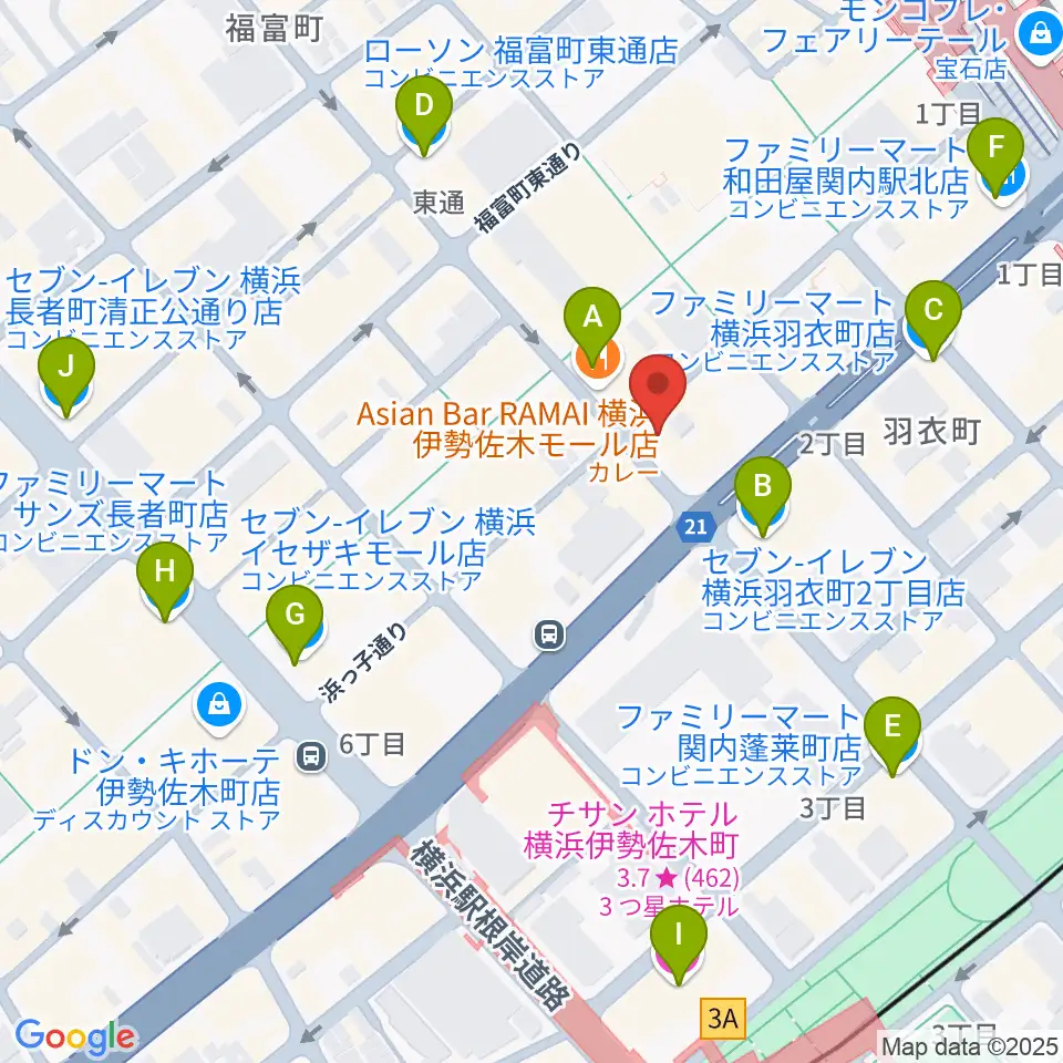よいどれ伯爵周辺のコンビニエンスストア一覧地図