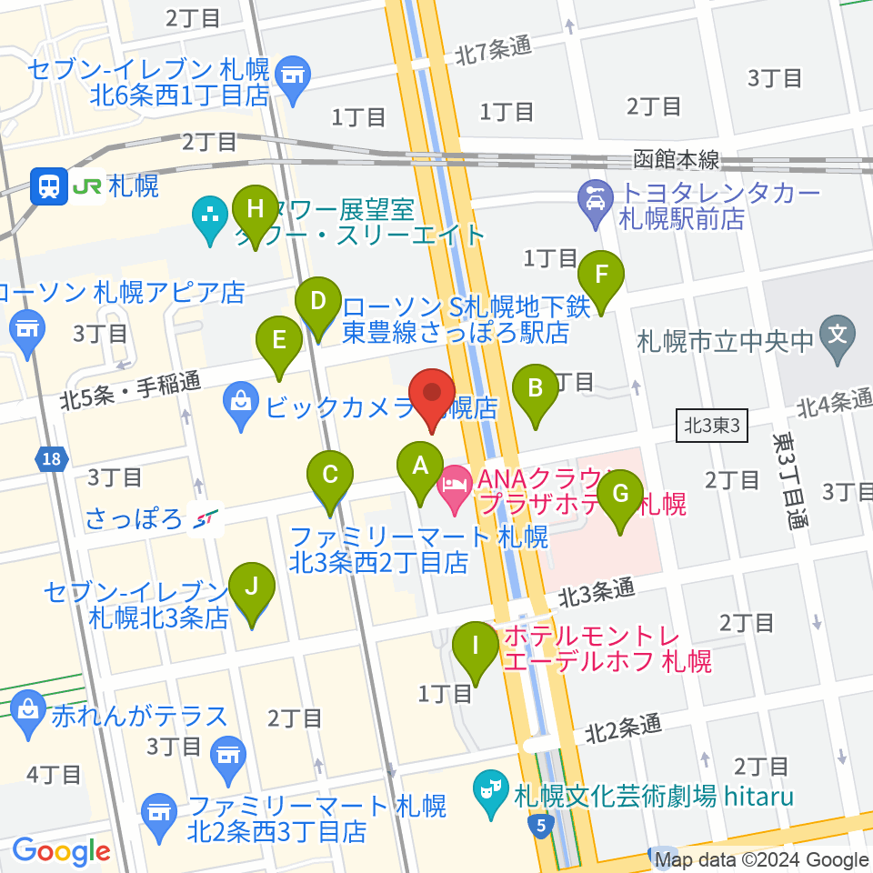 共済ホール周辺のコンビニエンスストア一覧地図