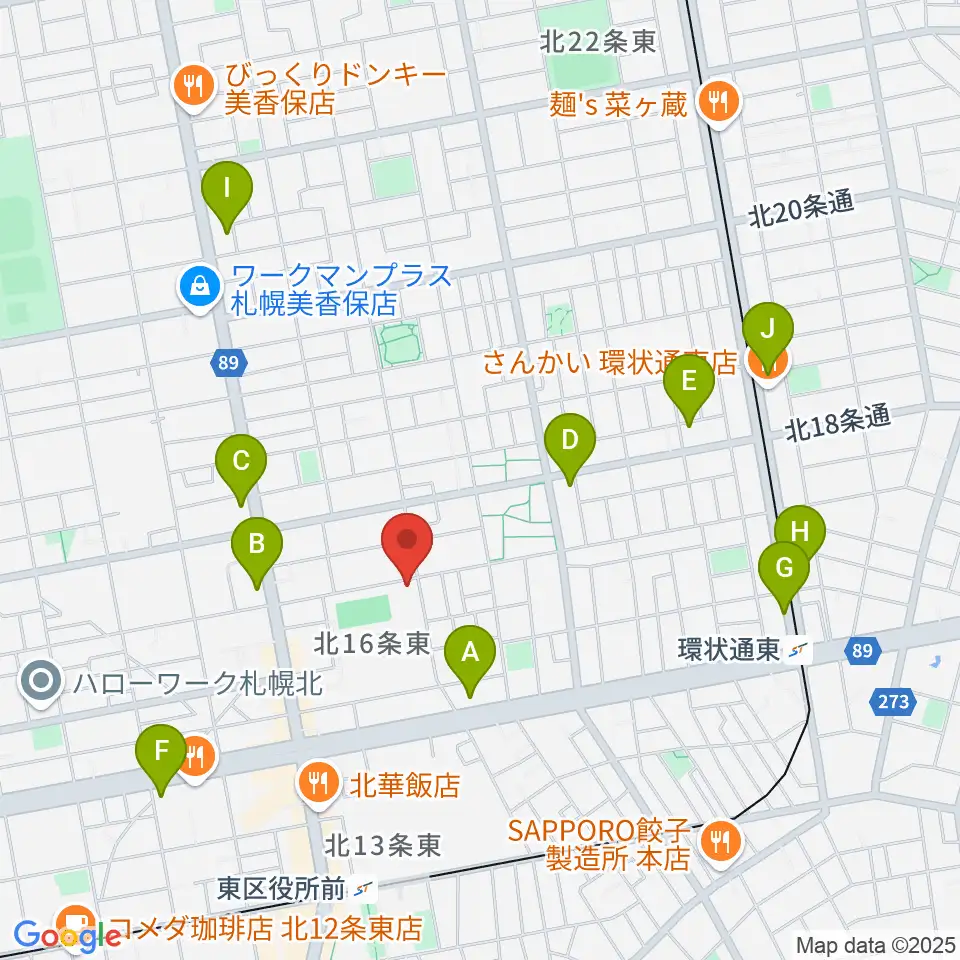 札幌大谷大学 大谷記念ホール周辺のコンビニエンスストア一覧地図