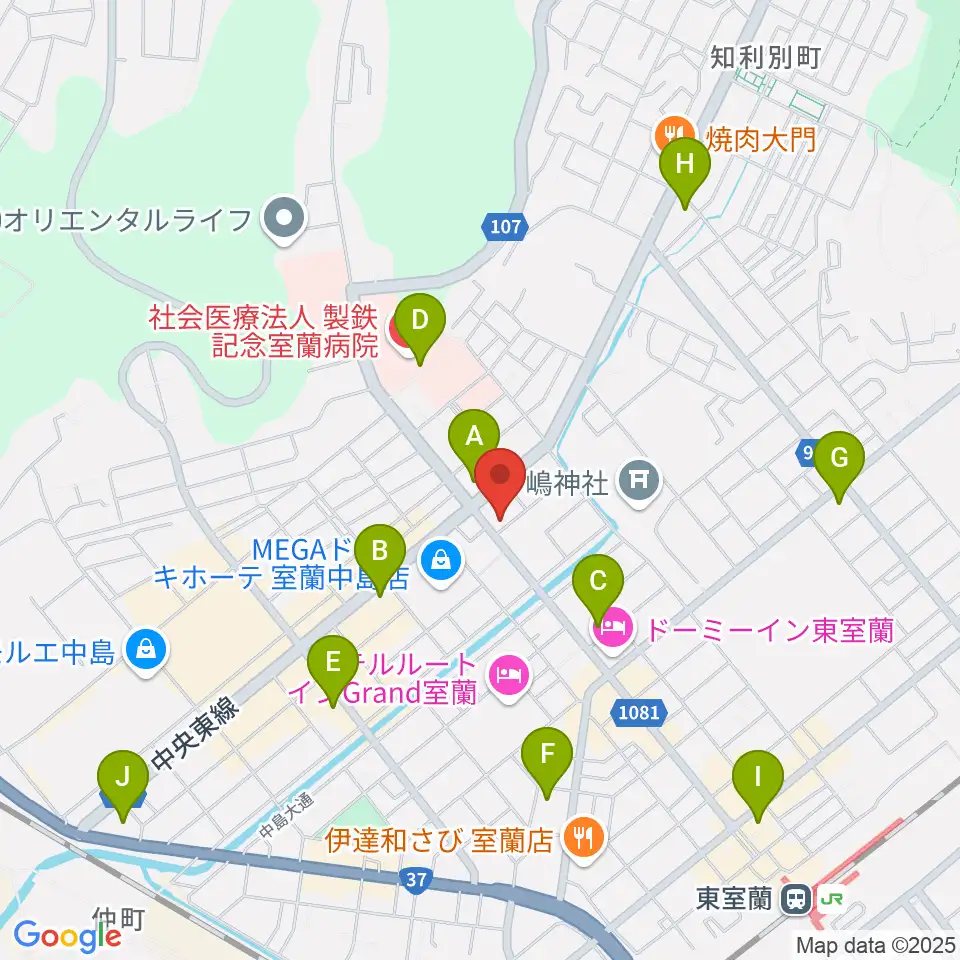 Live cafe Soliste周辺のコンビニエンスストア一覧地図