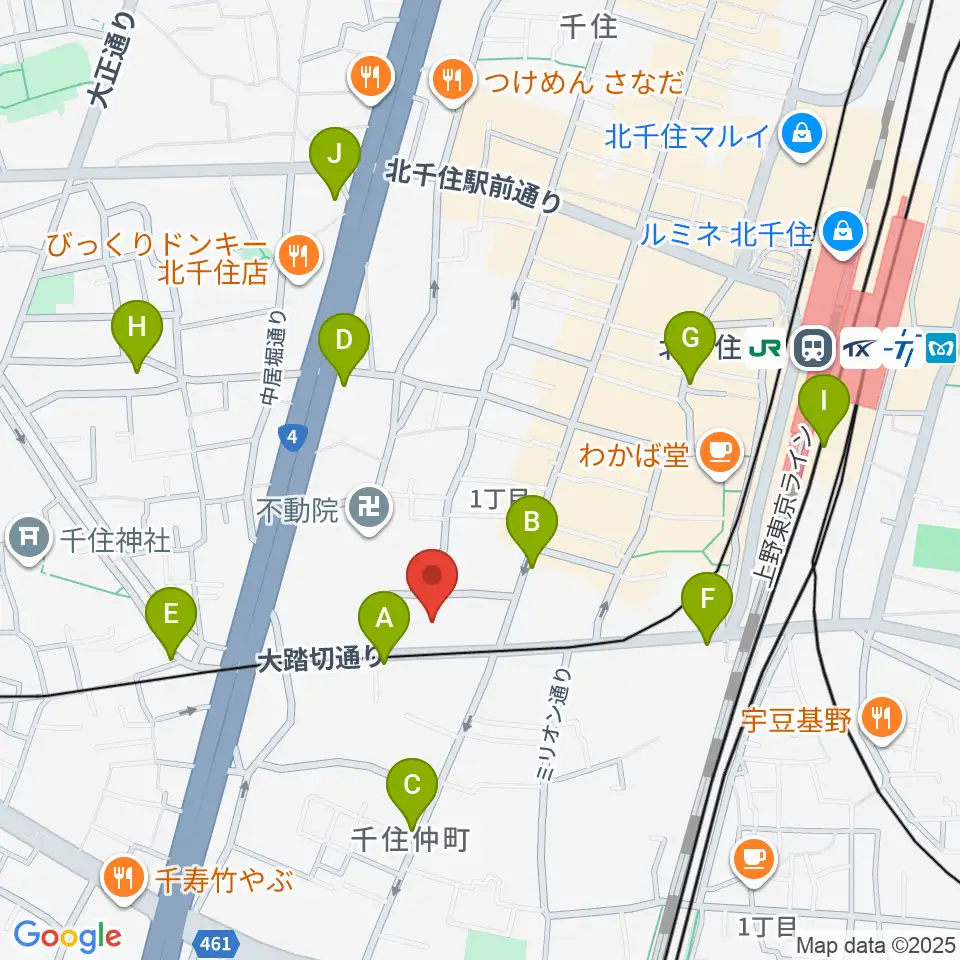 東京芸術センター ピアノラウンジ周辺のコンビニエンスストア一覧地図