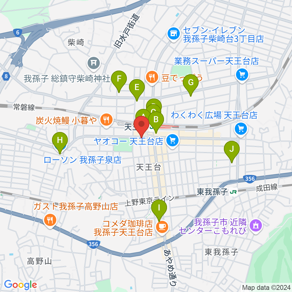 オールディスプレイ・ハコ周辺のコンビニエンスストア一覧地図