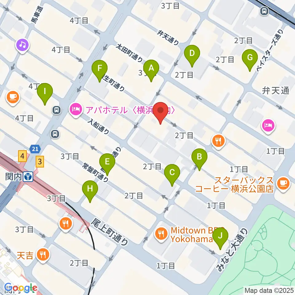 BarBarBar音楽院周辺のコンビニエンスストア一覧地図