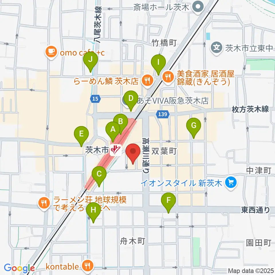 D-studio周辺のコンビニエンスストア一覧地図