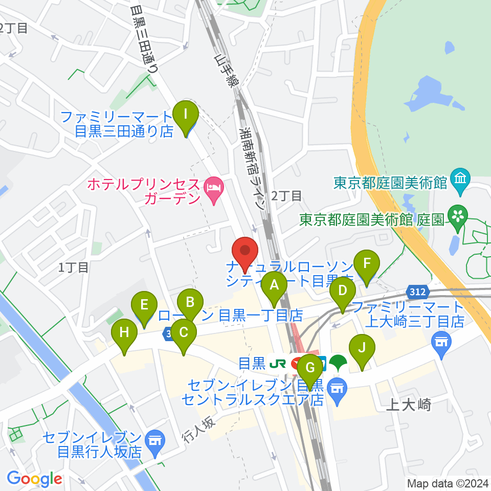 弦楽器専門店シレーナ周辺のコンビニエンスストア一覧地図