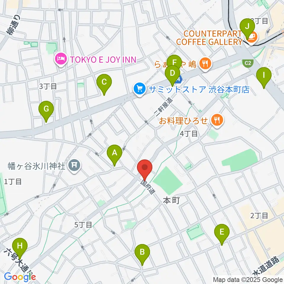 ライズワン周辺のコンビニエンスストア一覧地図