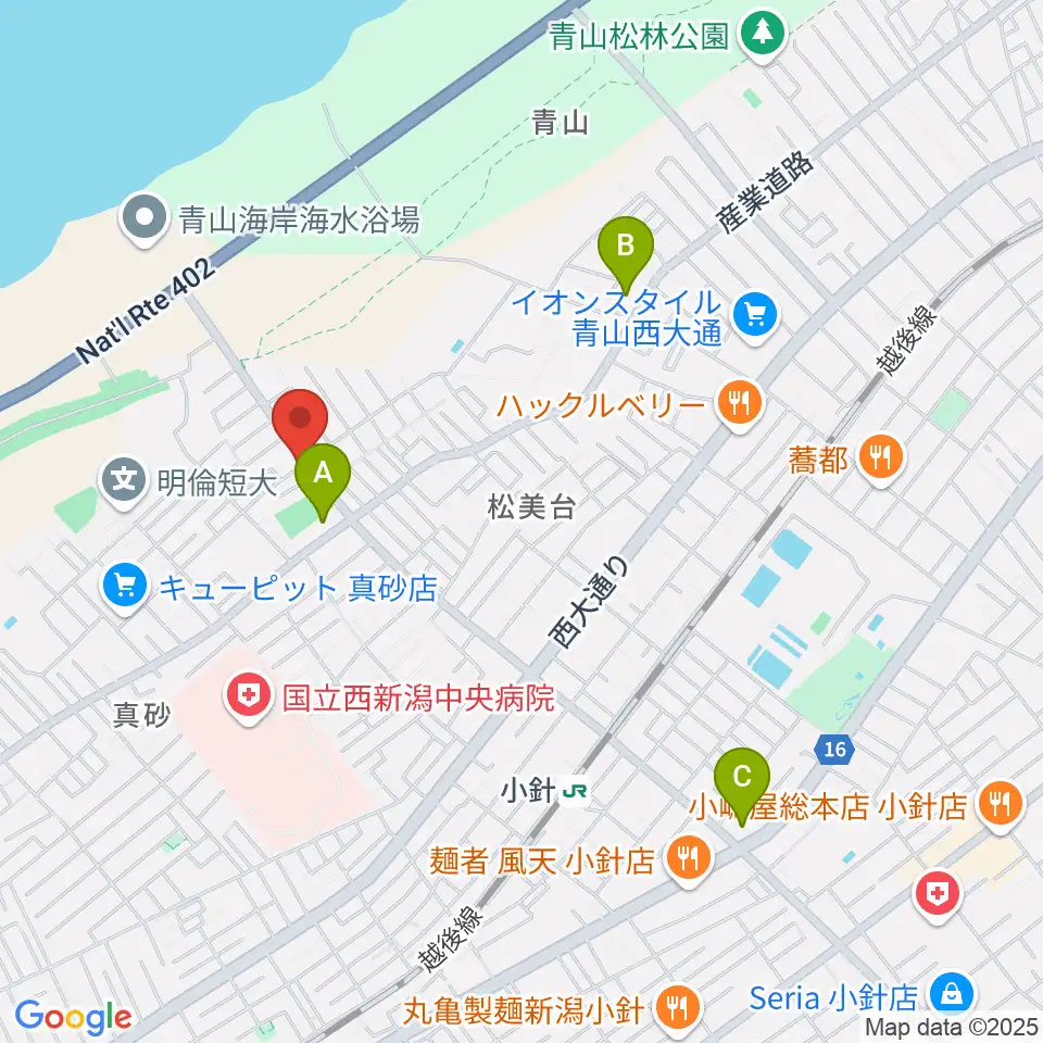 ギターショップイシヤマ周辺のコンビニエンスストア一覧地図