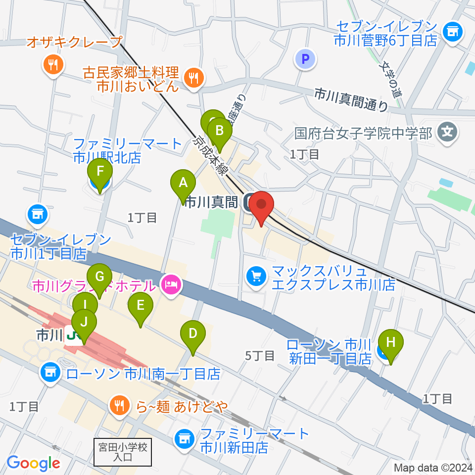 アルマナックハウス周辺のコンビニエンスストア一覧地図