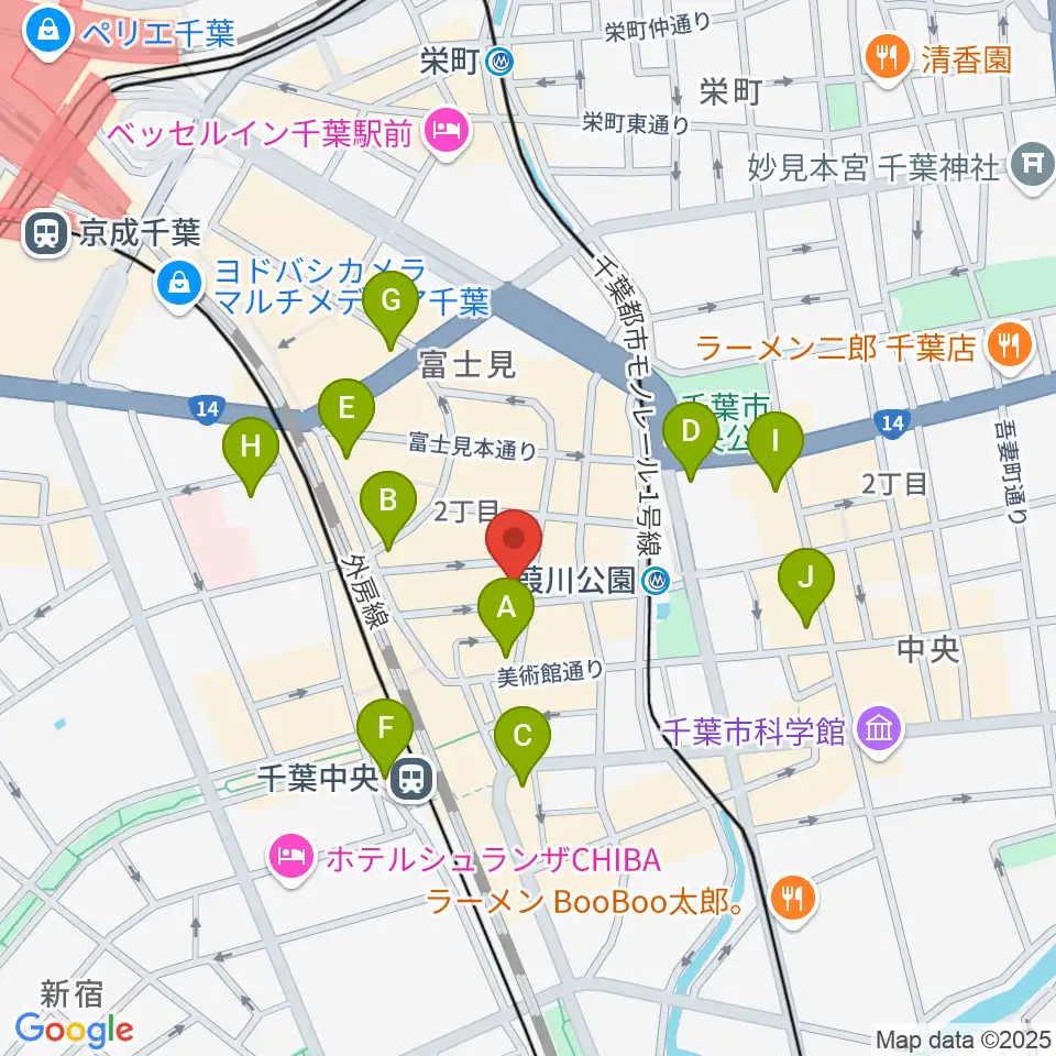 エイティワンクラブ周辺のコンビニエンスストア一覧地図