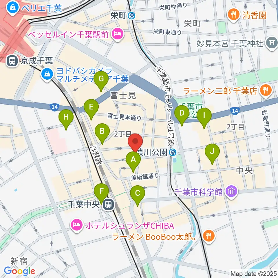 エイティワンクラブ周辺のコンビニエンスストア一覧地図