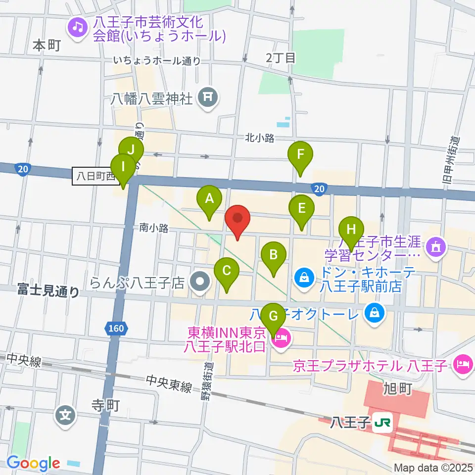 びー玉周辺のコンビニエンスストア一覧地図