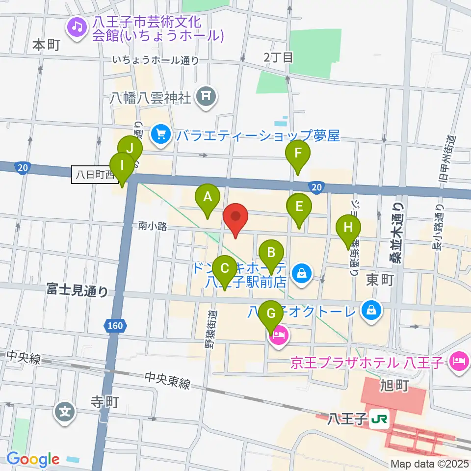 びー玉周辺のコンビニエンスストア一覧地図