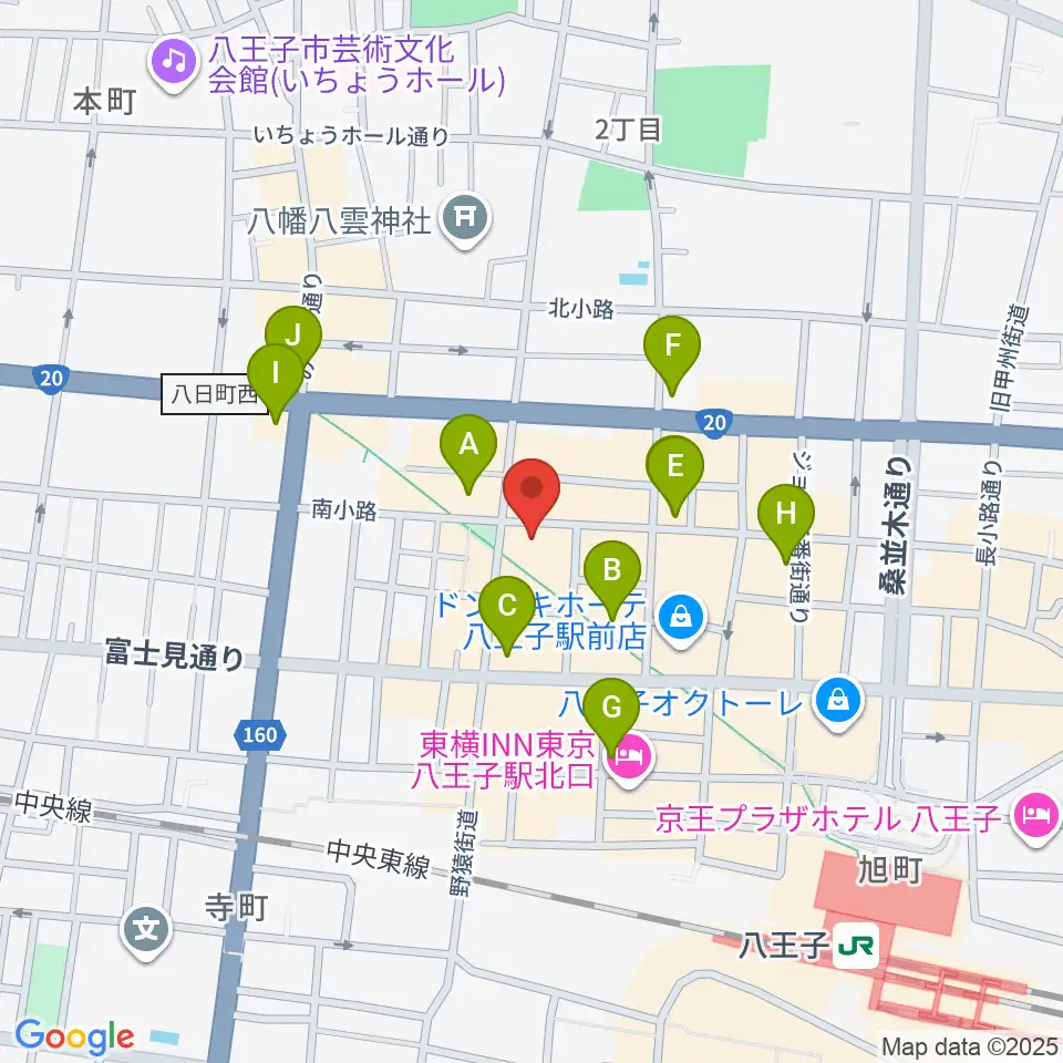 びー玉周辺のコンビニエンスストア一覧地図