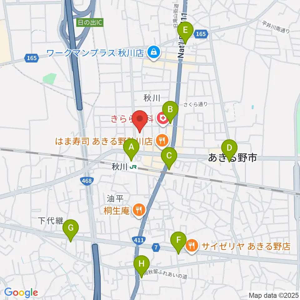 トラストルピア周辺のコンビニエンスストア一覧地図
