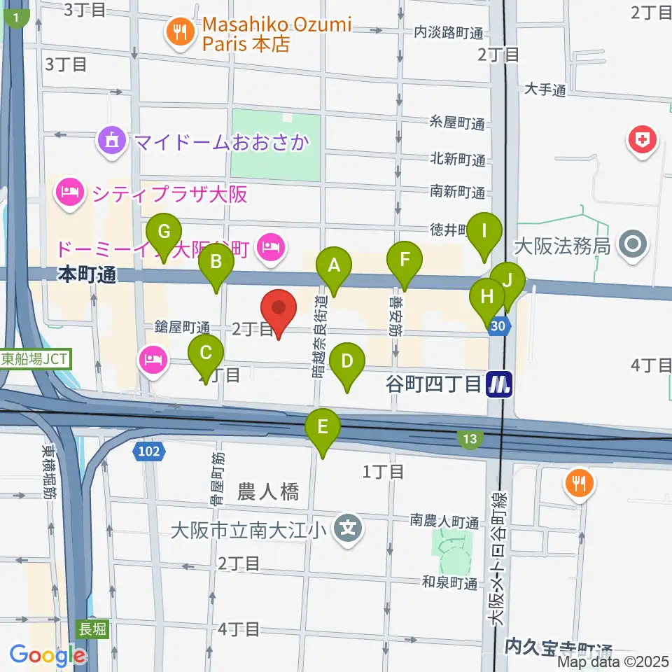 Hit Studio TANIYON周辺のコンビニエンスストア一覧地図
