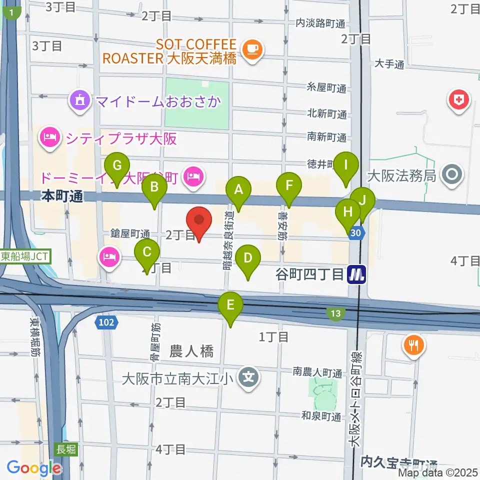 Hit Studio TANIYON周辺のコンビニエンスストア一覧地図