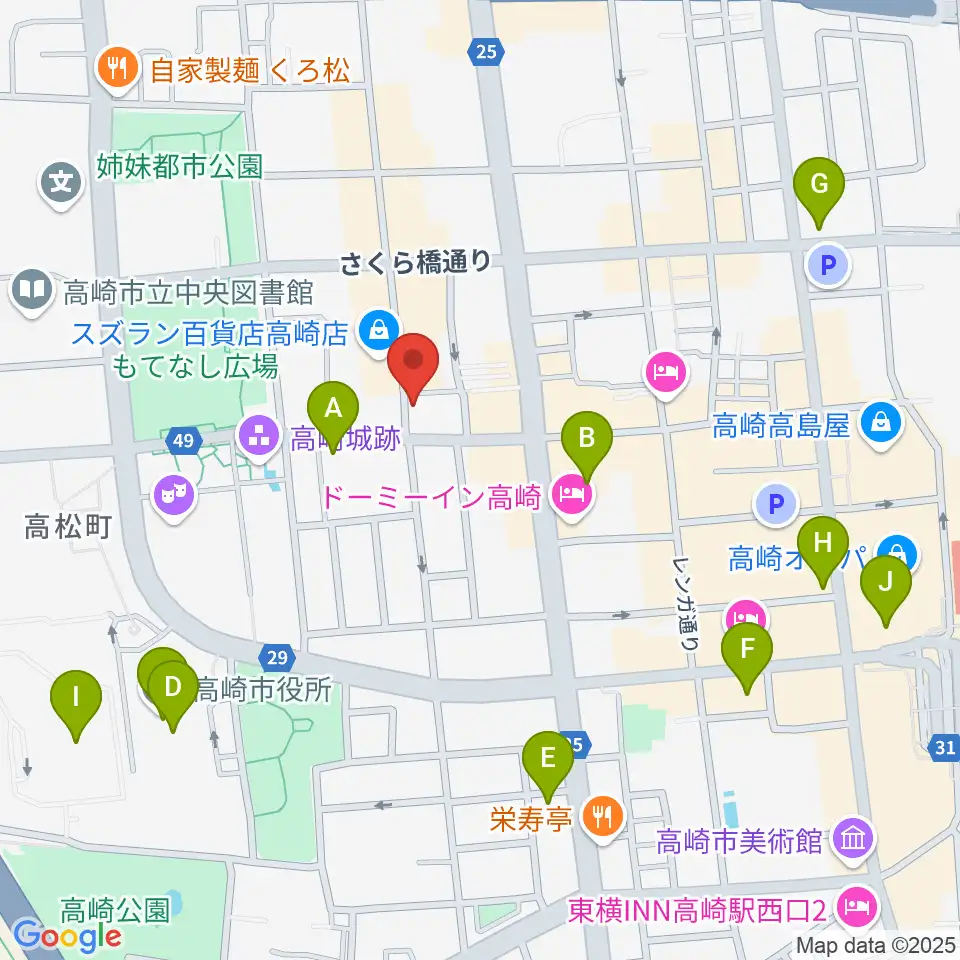 アースヴォーカルスタジオ周辺のコンビニエンスストア一覧地図