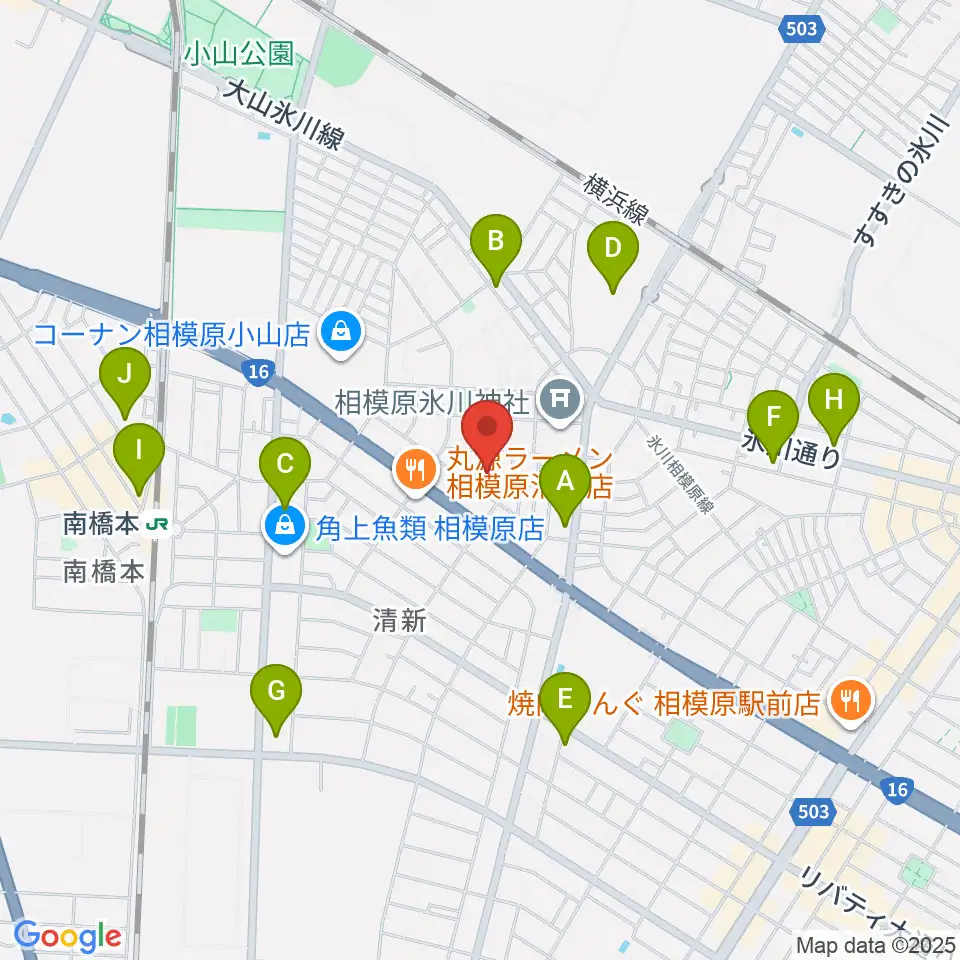 ベルベットルームスタジオ周辺のコンビニエンスストア一覧地図