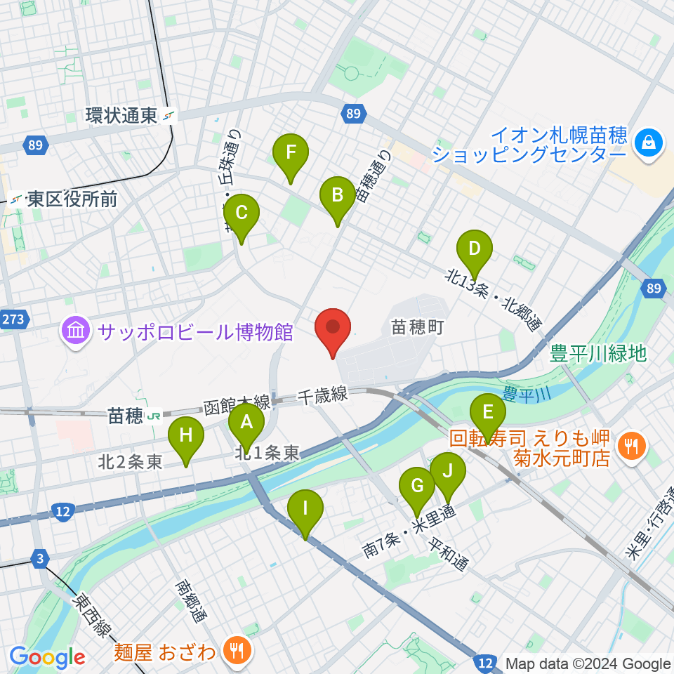 スタジオカディス周辺のコンビニエンスストア一覧地図