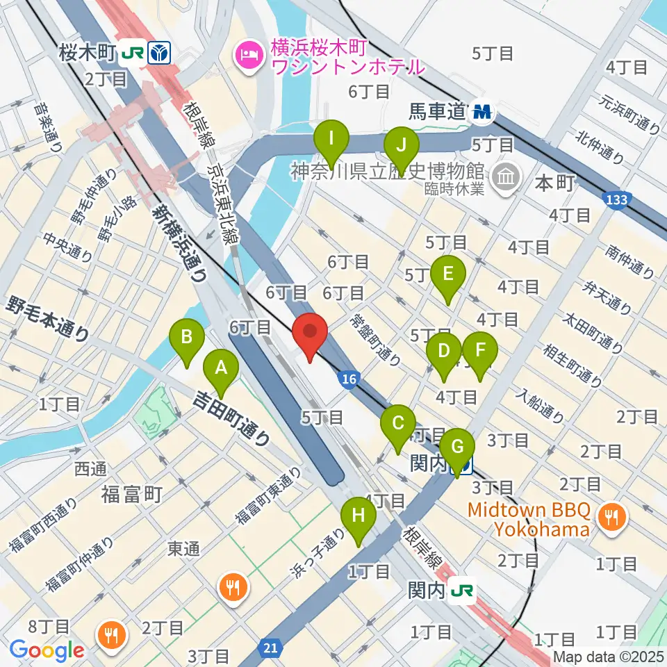 R's TRIBECA周辺のコンビニエンスストア一覧地図