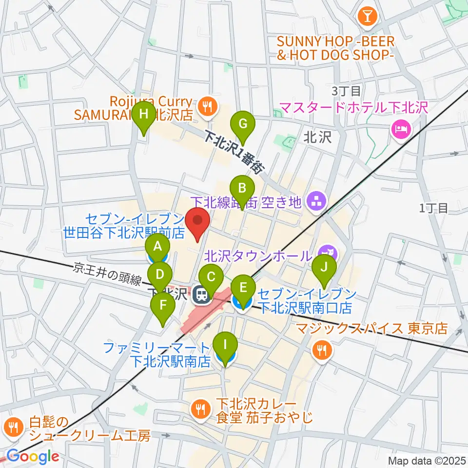 コムカフェ音倉周辺のコンビニエンスストア一覧地図
