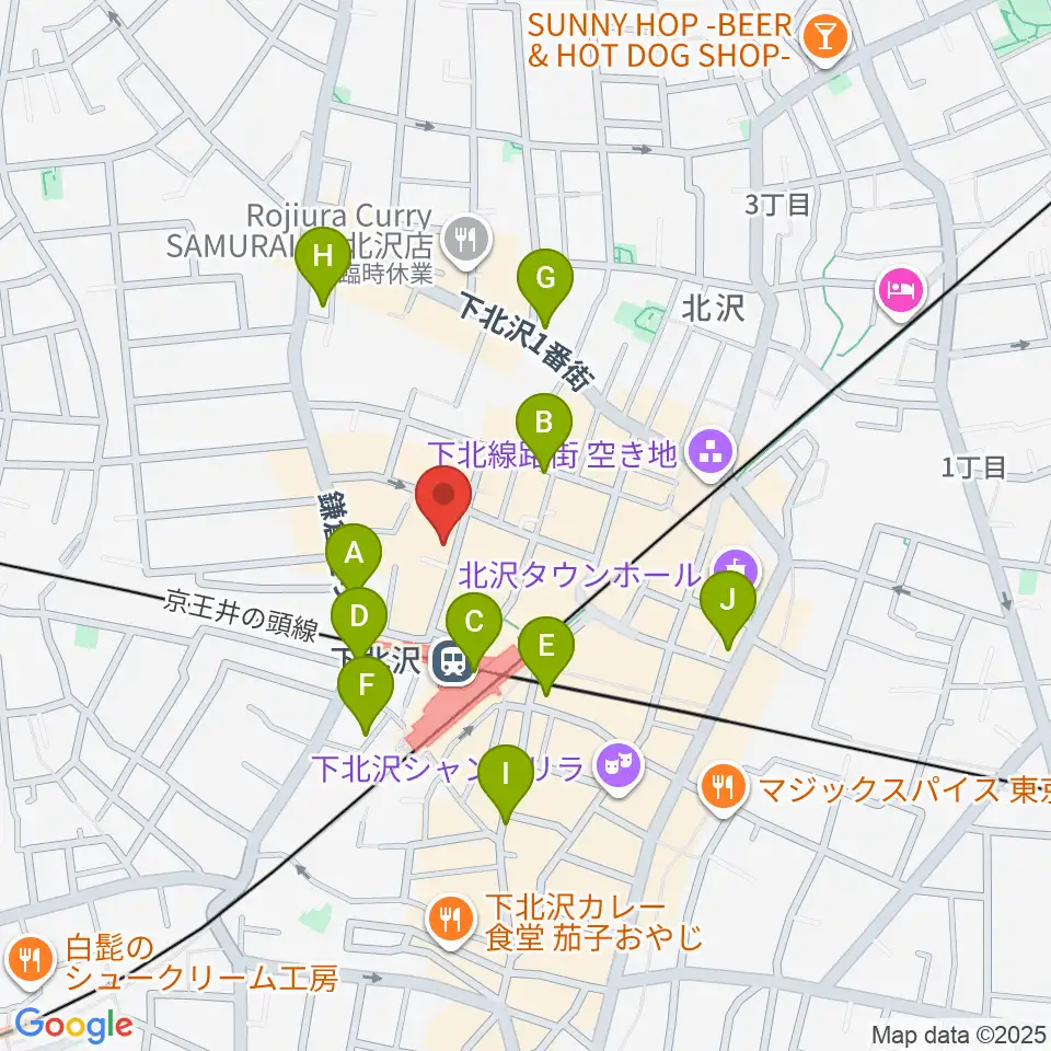 コムカフェ音倉周辺のコンビニエンスストア一覧地図