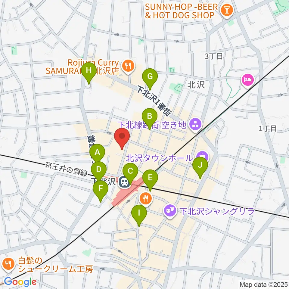 コムカフェ音倉周辺のコンビニエンスストア一覧地図