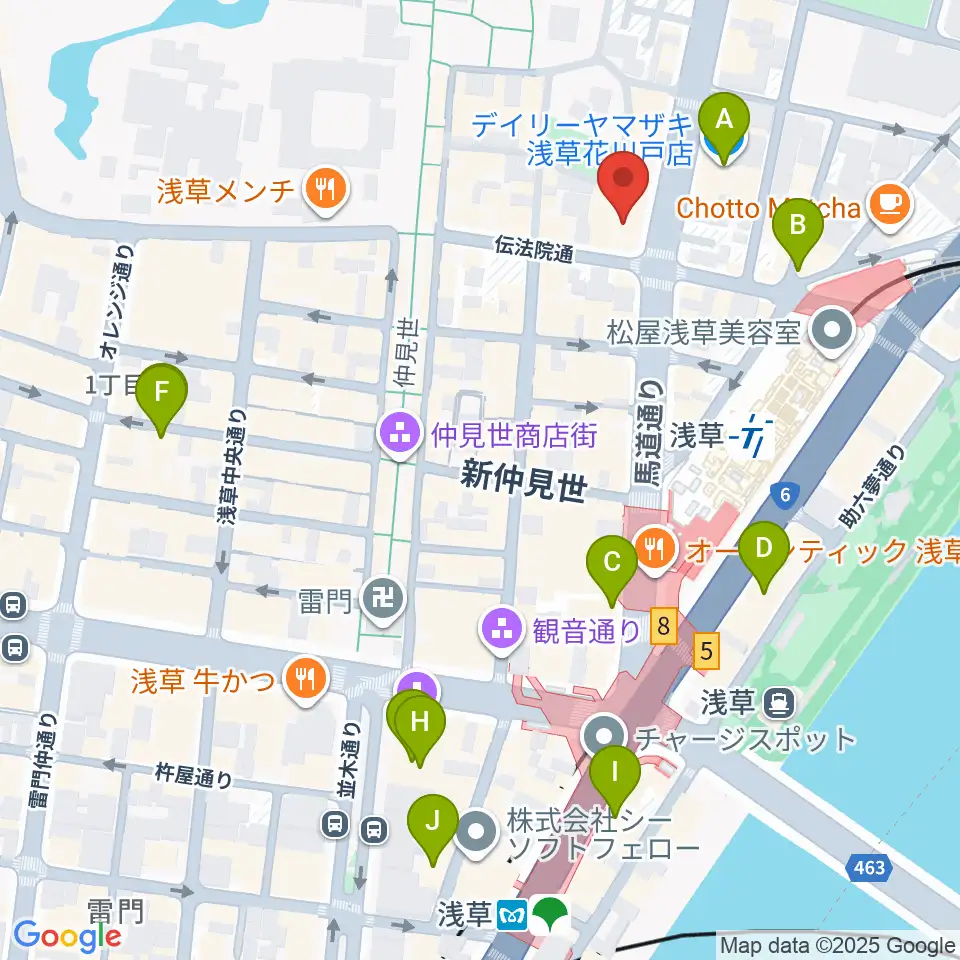 ライブ・バー舵輪周辺のコンビニエンスストア一覧地図