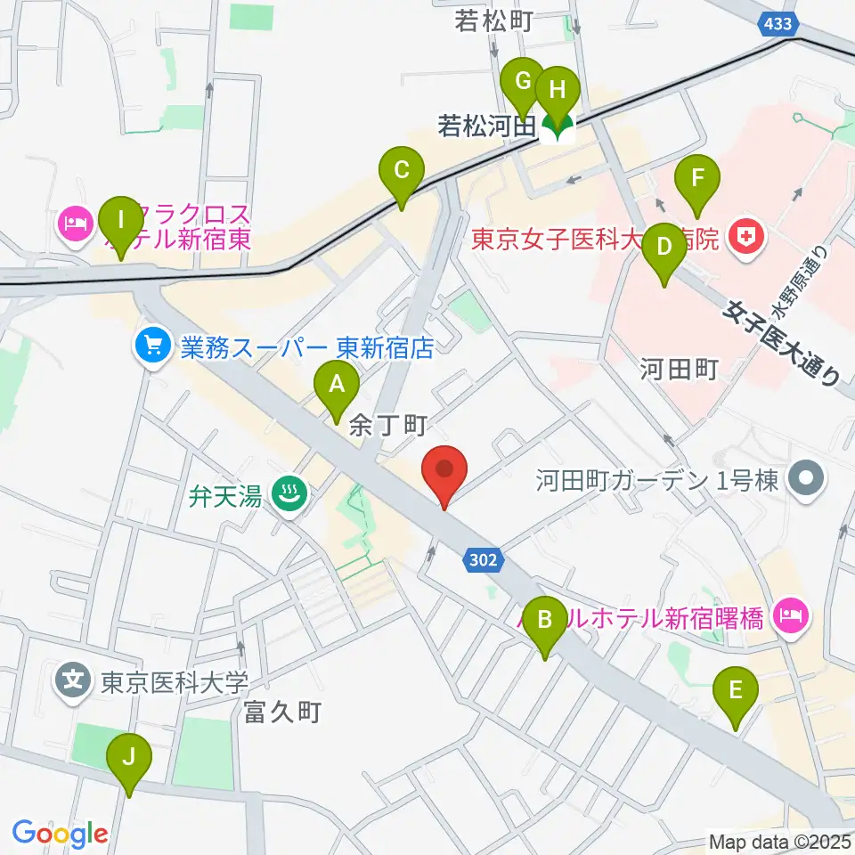ミュージカルドッグスタジオ周辺のコンビニエンスストア一覧地図